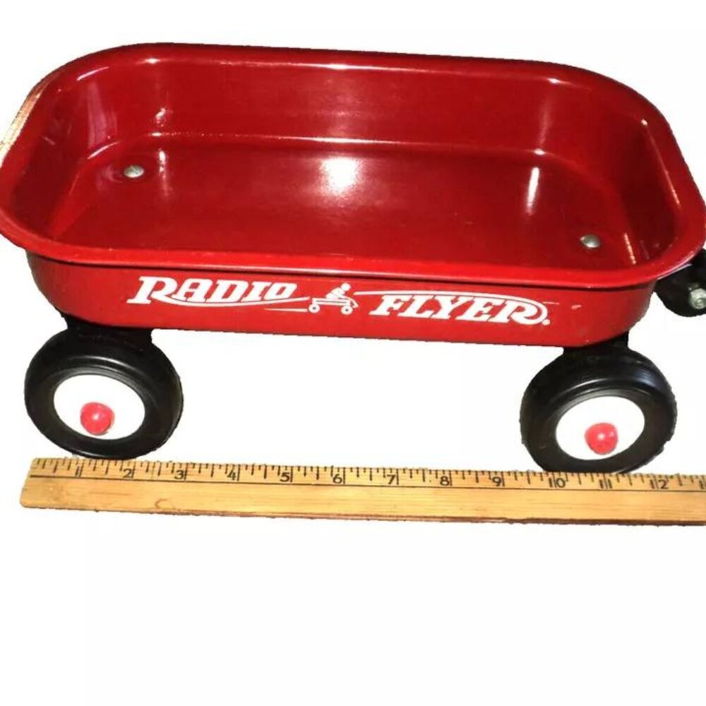 Radio Flyer Wagon Small Child's Pull Toy Red 12.5" Long